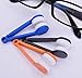 WP-TT® 10 pcs Mini Sun Glasses Eyeglass Microfiber Spectacles Cleaner Brush Cleaning Tool,Random Color
