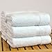 Chakir Turkish Linens Turkish Cotton and Bamboo Rayon Hand Towel (Set of 6) - White