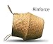 Natural Seagrass Belly Basket Panier Storage Plant Pot Collapsible Nursery Laundry Tote Bag with Handles (13