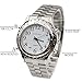 Talking Wrist Watch, English Speaking Talking Watch for Blind People or Visually Impaired People or The Elderly with Alarm of Quartz-Stainless