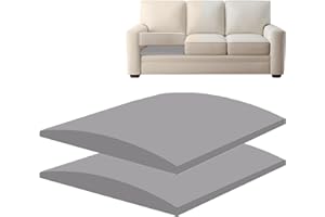 Foreard 2 Pcs Couch Cushion Support 20 * 20 inches for Sofa Cushions Sagging Replacement Inserts Seat Foam Board（ Gray ）