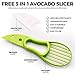 4x Taco Holder with BONUS Avocado Slicer | Stainless Steel Taco Stand | Mess-Free Taco Rack | Oven, Grill and Dishwasher Safe