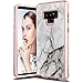 LEAPTECH Hybrid Galaxy Note 9 Case, Marble Pattern 3 in 1 Heavy Duty Shockproof Fit TPU and Hard PC Protective Armor Phone Case Cover Compatible with Samsung Galaxy Note 9 / SM-N960U (Off-White)