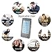 loverbeby Rechargeable Touch Screen Tens Unit Muscle Stimulator Electronic Pulse Massager with 12 Modes and 4 Pads Portable Smart Electro Pain relief