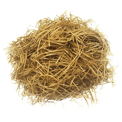 Dovewill 20g/bag Shredded Crinkle Paper Raffia Present/Candy Box/Gift Box Filling Material Party Decoration - Brown