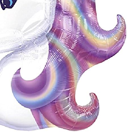 amscan Unicorn Head Foil Balloon 83 x 73 cm, See Image, 33 x 18 x 20 - Image 4