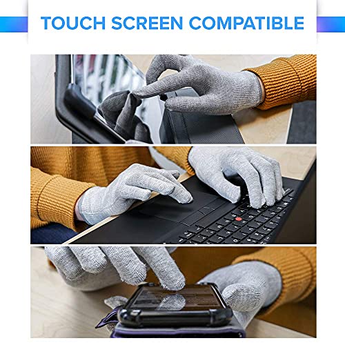 DefenderShield EMF Radiation Protection Computer Gloves Use with