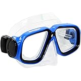 Deep Blue Gear - Kid's Prescription Diving Snorkeling Mask (Maui Jr.) with Optical Corrective Lenses for Diving or Snorkeling