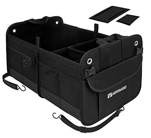 Autoark Multipurpose Car SUV Trunk Organizer,Durable Collapsible Adjustable Compartments Cargo Storage,AK-042 - Thumbnail 7