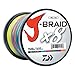 Daiwa JB8U100-1500MU J-Braid Braided Line, 100 Lbs Tested, 1650 yd/1500M Filler Spool, Multi Color