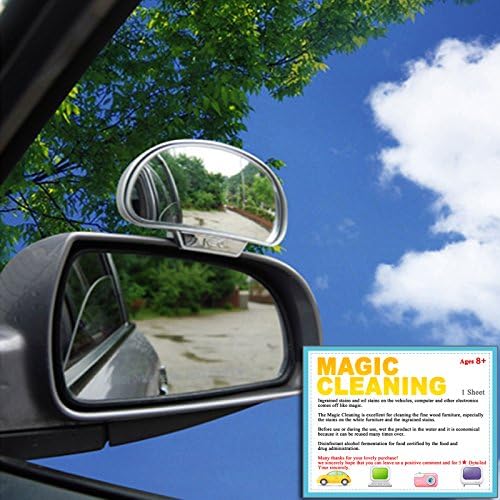 Autocom NeoSide Mirror Blind Spot Rear Side View Rearview for Car Truck Accessories (White)