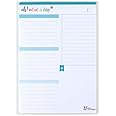 Erin Condren Designer Notepad - Daily Planning 6" x 8.5" Notepad. Includes Bullet Point List, Lined Note and Blank Section. C