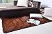 KLOUD City Super Soft Modern Shag Area Rugs Living Room Carpet Bedroom Rug for Children Play Solid Home Decorator Floor Rug and Carpets 4- Feet by 5- Feet Coffee