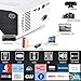 WiFi Projector 2800Lux, Weton Portable Mini Projector 1080P HD WiFi Movie Projector 175” Display Led Wireless Video Projector, Compatible with Smartphones, Fire TV Stick, PS4, HDMI, VGA, AV, USBthumb 3