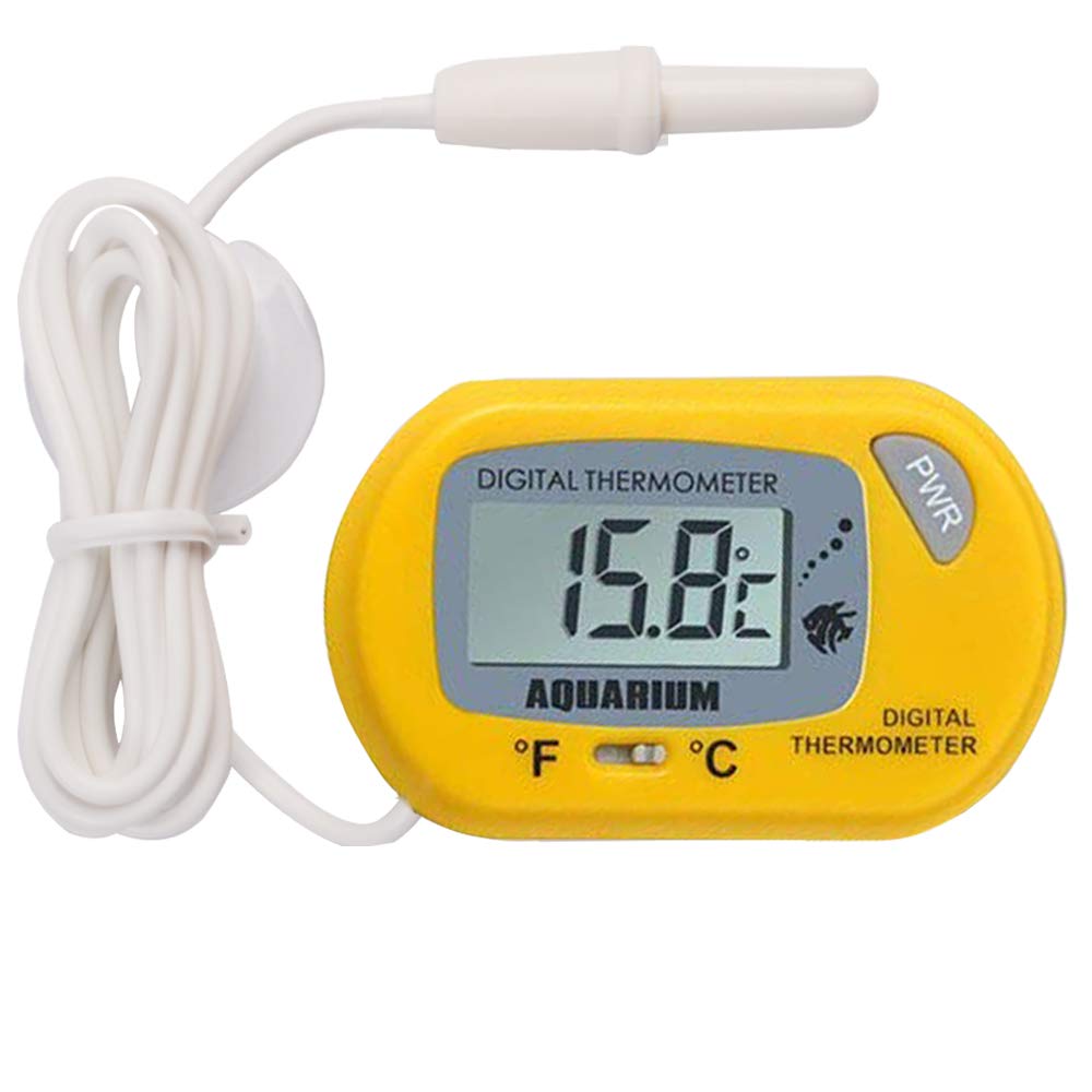 AUTIDEFY LCD Digital Aquarium Thermometer Fish Tank Water Terrarium Temperature (3 Pack)