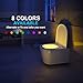Rechargeable Toilet Light with 8 Color Changes，Motion Activated in Darkness Only，New appearance with IP67 Waterproof Design，JC Porter