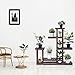 Giantex Flower Rack Plant Stand Multi Wood Shelves Bonsai Display Shelf Indoor Outdoor Yard Garden Patio Balcony Multifunctional Storage Rack Bookshelf W/Hollow-Out Rack (6 Wood Shelves 10 Pots)thumb 4