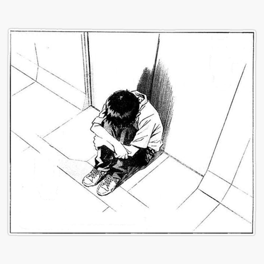 Amazon Com Sad Shinji Neon Genesis Evangelion Sticker Vinyl Amazon Com Sad Shinji Neon Genesis Evangelion Sticker Vinyl