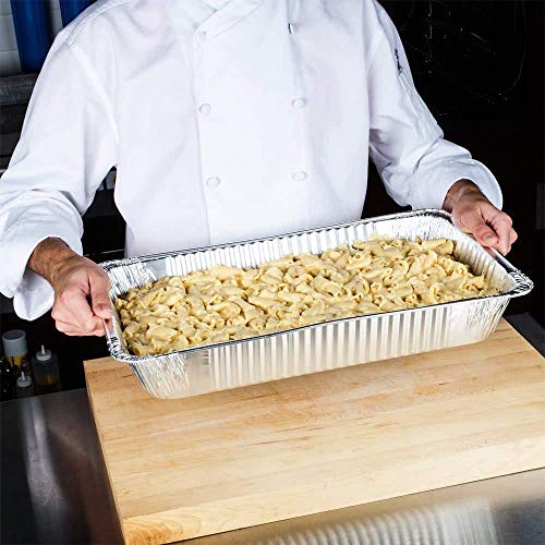 Durable Disposable Aluminum Foil Steam Roaster Pans, Full Size Deep, Heavy Duty Baking Roasting Broiling 21 x 13 x 3.5 inches Thanksgiving Turkey Dinner (15) - Thumbnail 4