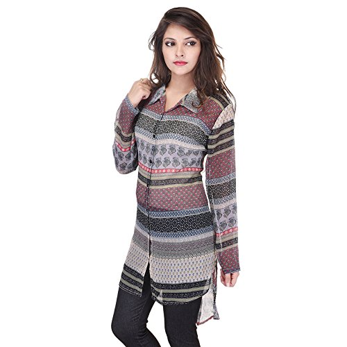 saarvi fashion women's printed casual shirt