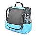 The Fine Living Co. Portable Hanging Shower Caddy Organizer Bag (Free Toiletries Case+Metal Hook) Quick Dry Mesh Shower Caddy Tote Bag Pouch For Bathroom College Dorm Camp Gym Camping 10”x4”x8”(Aqua)