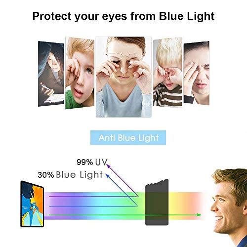 【 Fully Removable 】 iPad 12.9 Privacy Screen,ZOEGAA iPad 12.9 Removable Privacy Screen Protector Compatible with iPad Pro 12.9 inch 2018 Release【Anti-Spy Filter 】 Anti-Glare Compatible Apple Pencil