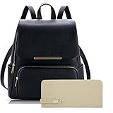 Stylish Backpack from Alice Girls Cadence Backpack School bag College Bag Casual Backpack handbag backpack and clutc combo(PREBKP9) (Black)