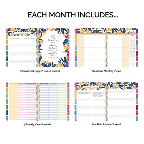 image for bloom daily planners Undated Academic Year Teacher Planner & Calendar 