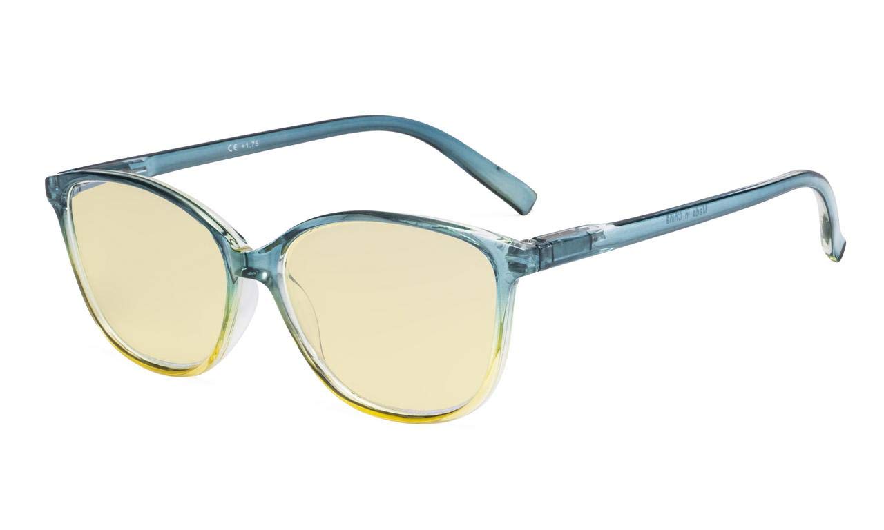 tinted reading glasses 1.25