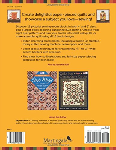 Needles and Notions: Paper-Pieced Patterns with a Sewing Room Theme