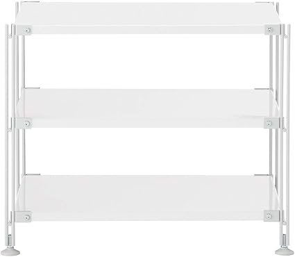 Amazon 無印良品 スチールユニットシェルフ スチール棚セット ミニ ライトグレー 幅58 奥行41 高さ46cm オープンシェルフ ラック オンライン通販