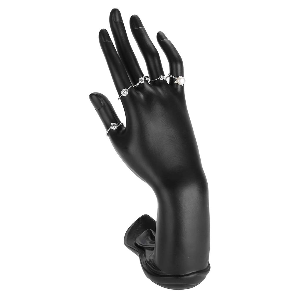 White Jewelry Display Mannequin Female Hand Model, Plastic Hand Stand for Necklaces Bracelets Rings Bangles Holder