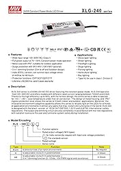 Meanwell XLG-240-H-A 60V 4900mA 240W Constant Power