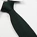 Tigre Amore Men's Skinny Knit Tie Solid Moss Green