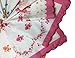 Women's Vintage Inspired Cotton Handkerchiefs 12 Pack (Whites with Flowers)