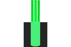 RENLI·TONG RENLITONG Luminous Fruit Green Glow in The Dark Heat Transfer Vinyl HTV Rolls -12" x 8ft Iron on Vinyl for T-Shirts Costumes, PU Elastic HTV Vinyl for All Cutter Machines Easy to Cut & Weed