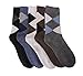ProEtrade Men Comfort Wool Super Thick Winter Socks - 5 Pairs Warm Crew Socks (Check)