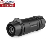 CNLINKO LP-12 5 Pin IP68 Waterproof Connector M12 Male Female Plug 5A 125V view 2