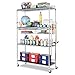 Alera ALE Industrial Heavy Duty Wire Shelving Starter Kit, 4-Shelf, 36w x 24d x 72h, Silver
