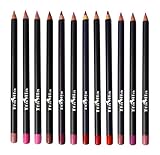 Italia Deluxe Ultra Fine Lip Liner set (Pack Of 12)