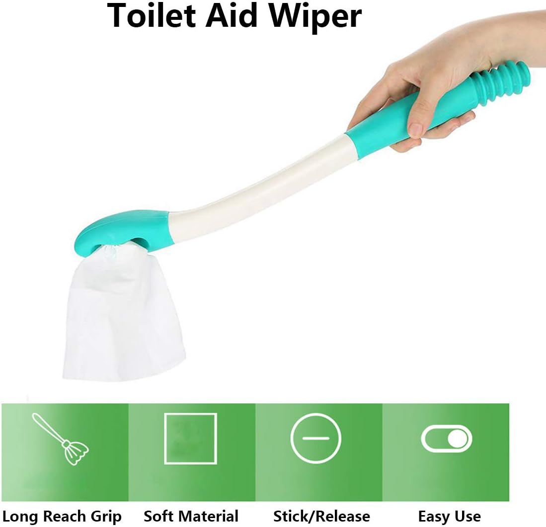 Kangwell Toilet Aids Wiping | 1 Pack, Toilet aids for Wiping, Long Reach Tissue Aids, Tissue-Stick Toilet Helper, Elderly, Pregnancy, Handlicap, Disabled, Help to Handle The Living Problem.: Health & Personal Care