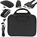 EEEKit 5in1 Starter Kit for RCA Cambio /2018 RCA Cambio/RCA Viking Pro 10.1 2-in-1 Tablet, Carrying Briefcase Sleeve Handbag + 3 Port USB 2.0 Hub + 2.4G Wireless Mouse + Earphone + Mini HDMI Cable