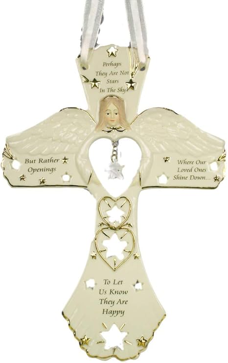 Amazon Com Angel Memorial Pared Cruz Regalo Figura De Luto Para