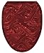 Toilet Tattoos, Toilet Seat Cover Decal,Bordeaux, Size Elongated