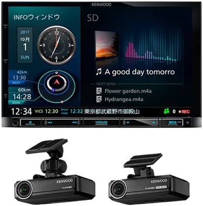Amazon フロント リア対応ドラレコセット ケンウッド Mdv M805l 彩速ナビ 8v型モデル Avナビゲーション 車 バイク 車 バイク