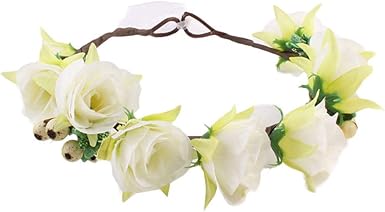 baby flower garland headband