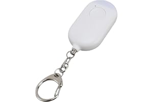 Zunate 130dB Self Defense Keychain Alarm with LED Light, Water Proof Emergency Siren, Rechargeable Safety Alarm for Women, Po