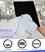 Elite Screens Microfiber Cleaning Cloth Set - 13-Pack, Blue, 6 x 7 in & 12 x 12 in - Smudge-Free Eyeglass Cleaner - Scratch-Free Screen Cleaner - Soft Lens Cleaning Cloth