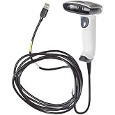 Honeywell 1300G Hyperion Handheld USB Barcode Reader with Linear 270 scan/s, 5V, 200 mA, White, 1 Count