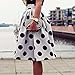 Skirts, Toraway Fashion Women Polka Dot Umbrella Skirt Retro Puff Skirts (X-Large)